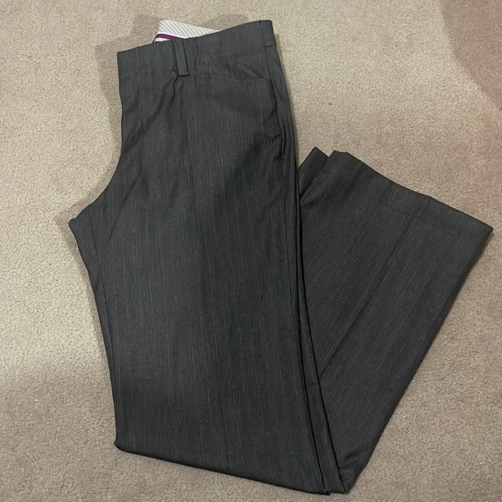 Brown Striped Pants